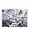 Beautiful Wallpapers - Cherry blossom on a mountain background | FEEBY