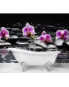 Original Wallpapers - Zen orchid stones | FEEBY