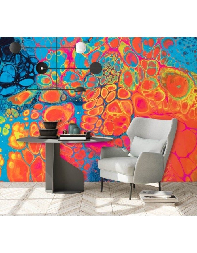 Designer Wallpapers - Reds and blues by Mayuko Miura | FEEBY
