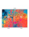 Designer Wallpapers - Reds and blues by Mayuko Miura | FEEBY