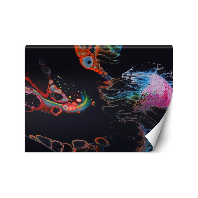 Unique wall murals - Colourful abstraction Mayuko Miura | FEEBY