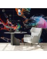 Unique wall murals - Colourful abstraction Mayuko Miura | FEEBY