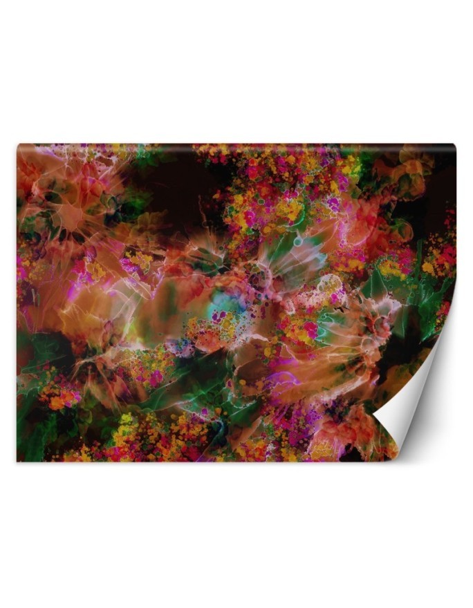 Wall mural - Abstract spots in red by Egle Minkuviene | FEEBY