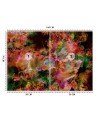 Wall mural - Abstract spots in red by Egle Minkuviene | FEEBY