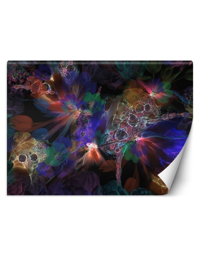 Unique wall mural - Cosmic colours by Egle Minkuviene | FEEBY
