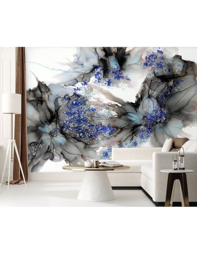 Wall mural - Flower pattern shapes Egle Minkuviene | FEEBY