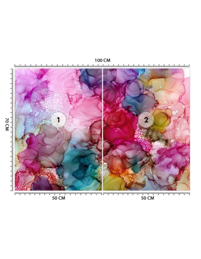 Wall mural - Colour spots Egle Minkuviene | FEEBY