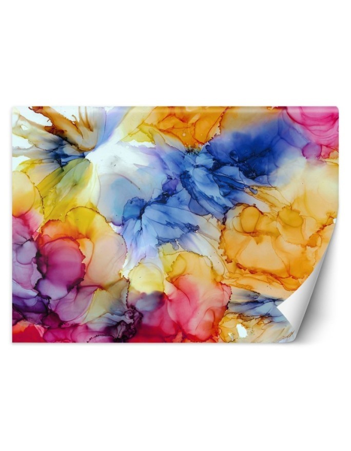 Wall mural - Abstract colours with paint Egle Minkuviene | FEEBY