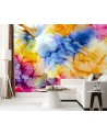 Wall mural - Abstract colours with paint Egle Minkuviene | FEEBY