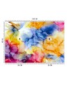 Wall mural - Abstract colours with paint Egle Minkuviene | FEEBY