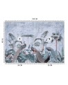 Unique wall murals - Peacocks in the tropics Andrea Haase | FEEBY