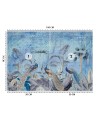 Stylish Wallpapers - Peacocks in the tropics blue Andrea Haase | FEEBY