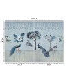 Exotic Wallpapers - Peacocks in the jungle blue Andrea Haase | FEEBY