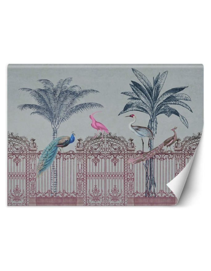 Wallpaper - Exotic birds pink Andrea Haase | FEEBY