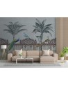 Exotic living room Wallpaper - Birds tropical palm trees Andrea Haase | FEEBY