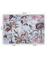 Exotic Wallpaper - Birds among the leaves purple Andrea Haase | FEEBY
