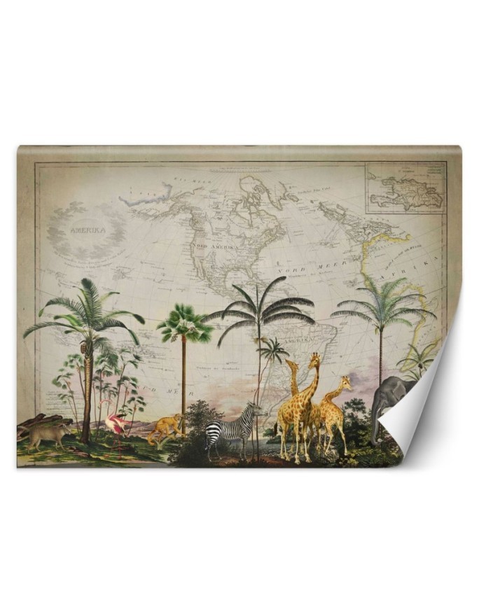 Wallpaper - Wild animals vintage Andrea Haase | FEEBY