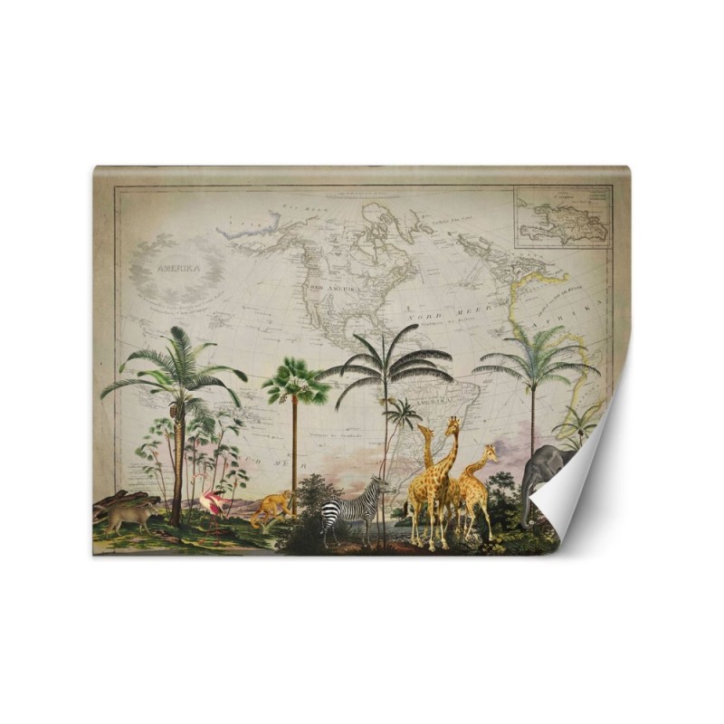 Wallpaper - Wild animals vintage Andrea Haase | FEEBY
