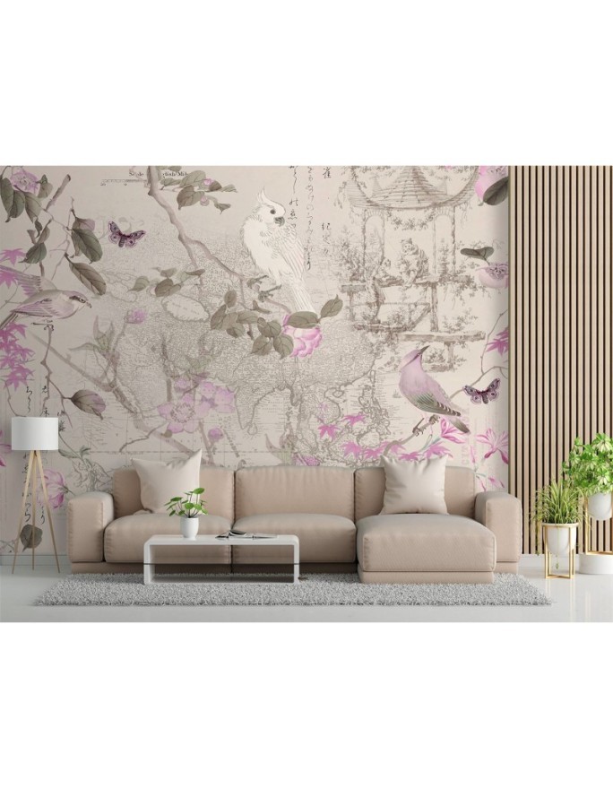 Inspirational Wallpapers - Birds on pink branches Andrea Haase | FEEBY