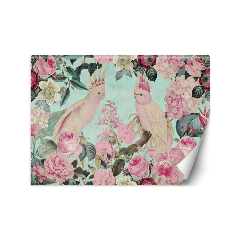 Exclusive Wallpapers - Pink parrots Andrea Haase | FEEBY
