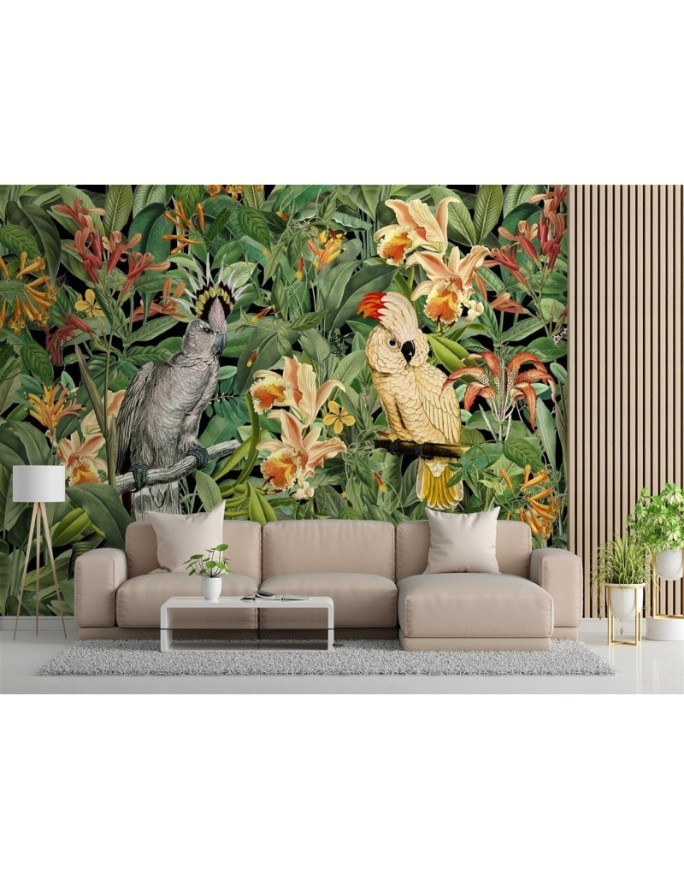 Inspirational Wallpapers - Two parrots tropical Andrea Haase | FEEBY