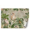 Most fashionable Wallpapers - Four parrots and an old map Andrea Haase | FEEBY