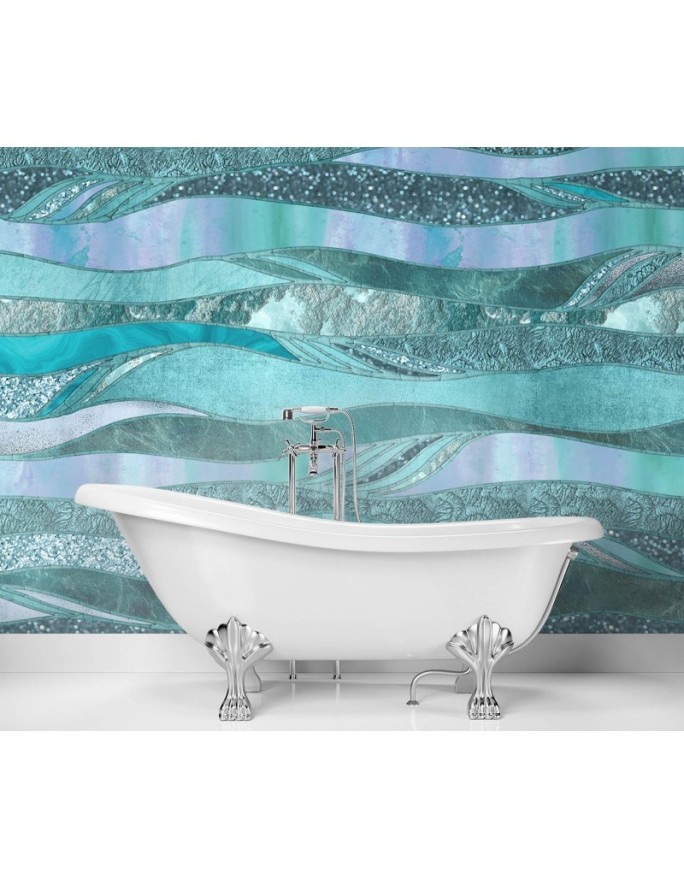 Texture wall murals - Blue textures Andrea Haase | FEEBY