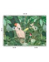 Inspirational wall murals - Parrots in the tropics Andrea Haase | FEEBY