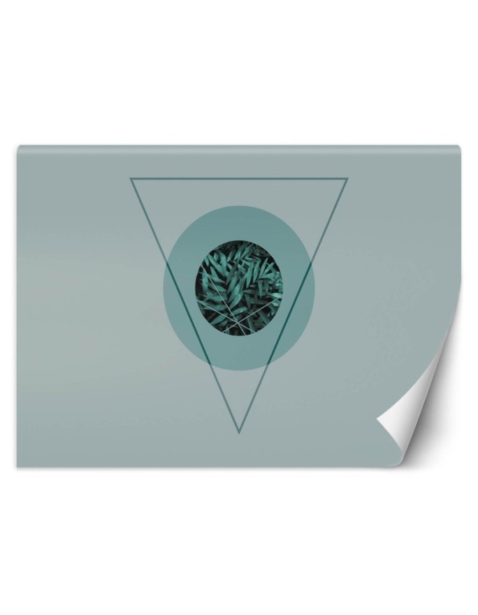 Designer wall murals - Leaves and triangles Andrea Haase | FEEBY