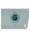 Designer wall murals - Leaves and triangles Andrea Haase | FEEBY