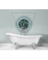 Designer wall murals - Leaves and triangles Andrea Haase | FEEBY