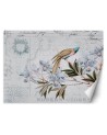 Exotic wall murals - Bird on a branch blue Andrea Haase | FEEBY