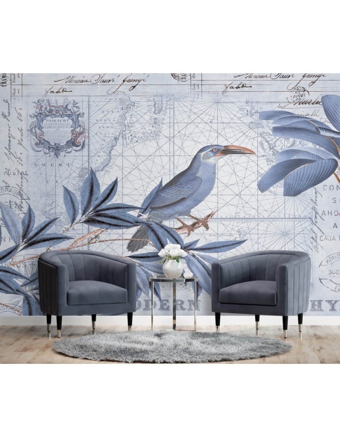 Inspirational wall mural - Bird on a tree Andrea Haase | FEEBY