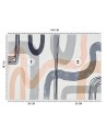 Modern wall mural - Beige boho lines Andrea Haase | FEEBY