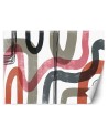 Exclusive wall mural - Pink boho lines Andrea Haase | FEEBY