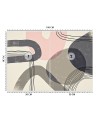 Stylish wall murals - Beige boho patterns Andrea Haase | FEEBY