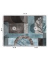 Inspirational wall murals - Blue grey wind Andrea Haase | FEEBY