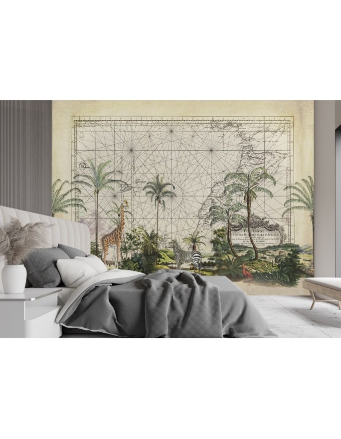 Designer wall mural - Animals from Africa Andrea Haase | FEEBY