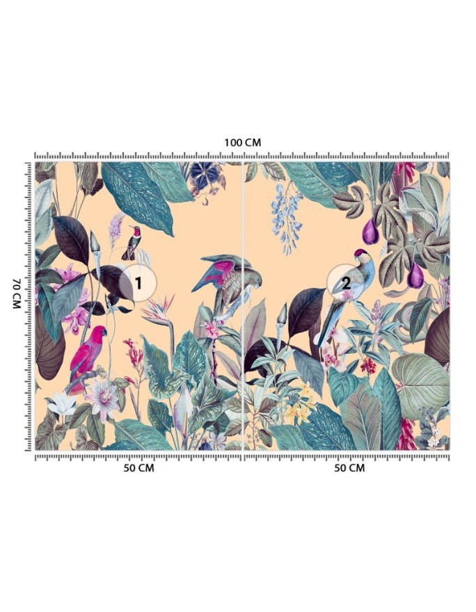 Original wall mural - Pink | FEEBY