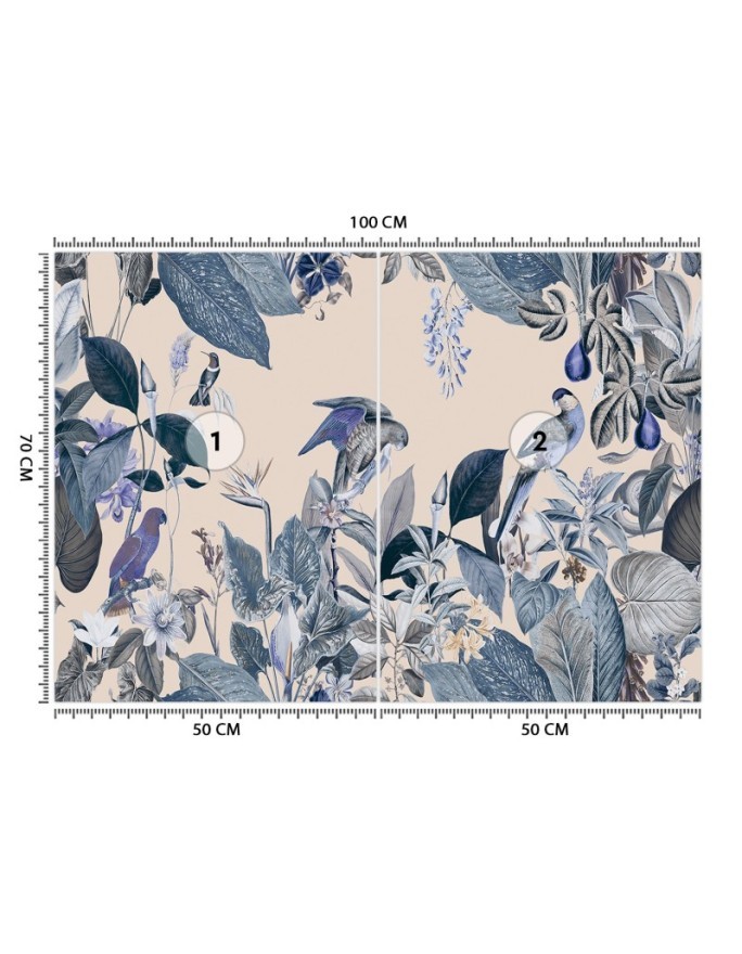 Inspirational Wallpaper - Blue tropics Andrea Haase | FEEBY