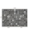 Stylish Wallpaper - Moroccan grey mosaic Andrea Haase | FEEBY
