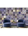 Stylish Wallpaper - Oriental coloured mosaic Andrea Haase | FEEBY