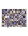Stylish Wallpaper - Oriental coloured mosaic Andrea Haase | FEEBY