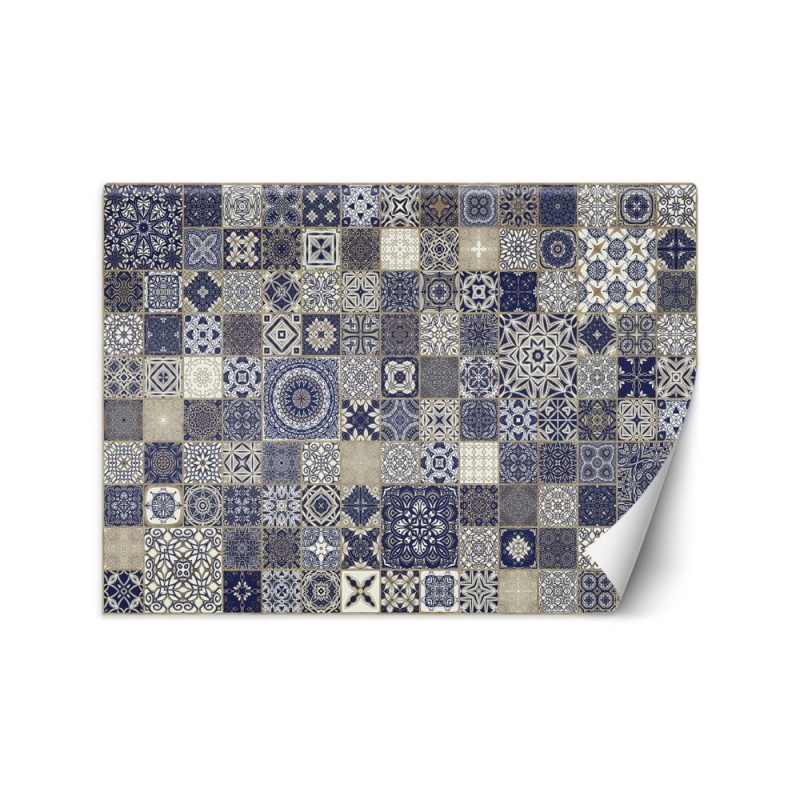 Wallpaper - Oriental blue mosaic Andrea Haase | FEEBY