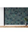 Wallpaper - Oriental turquoise mosaic Andrea Haase | FEEBY