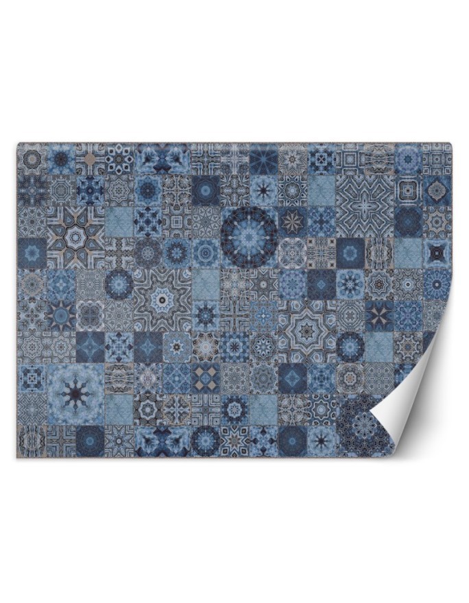Wallpaper - Oriental blue mosaic Andrea Haase | FEEBY