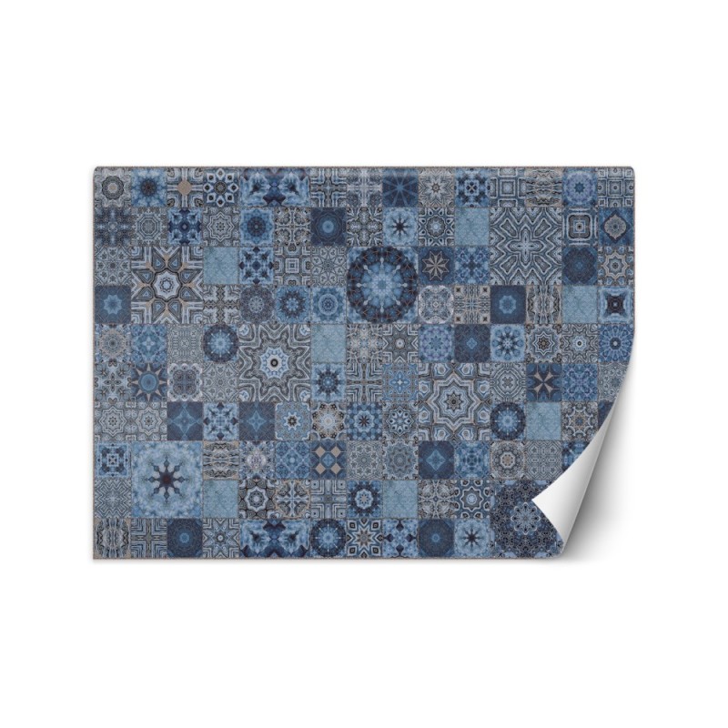 Wallpaper - Oriental blue mosaic Andrea Haase | FEEBY