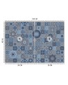 Wallpaper - Oriental blue mosaic Andrea Haase | FEEBY