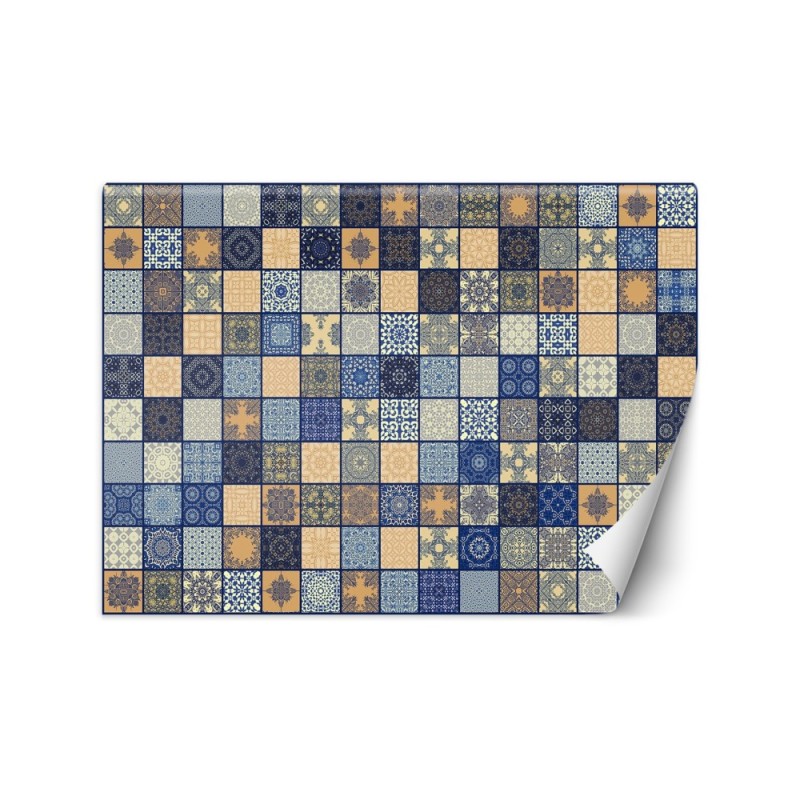 Wallpaper - Colourful vintage mosaic Andrea Haase | FEEBY