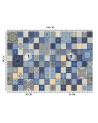 Modern Wallpaper - Blue vintage mosaic Andrea Haase | FEEBY